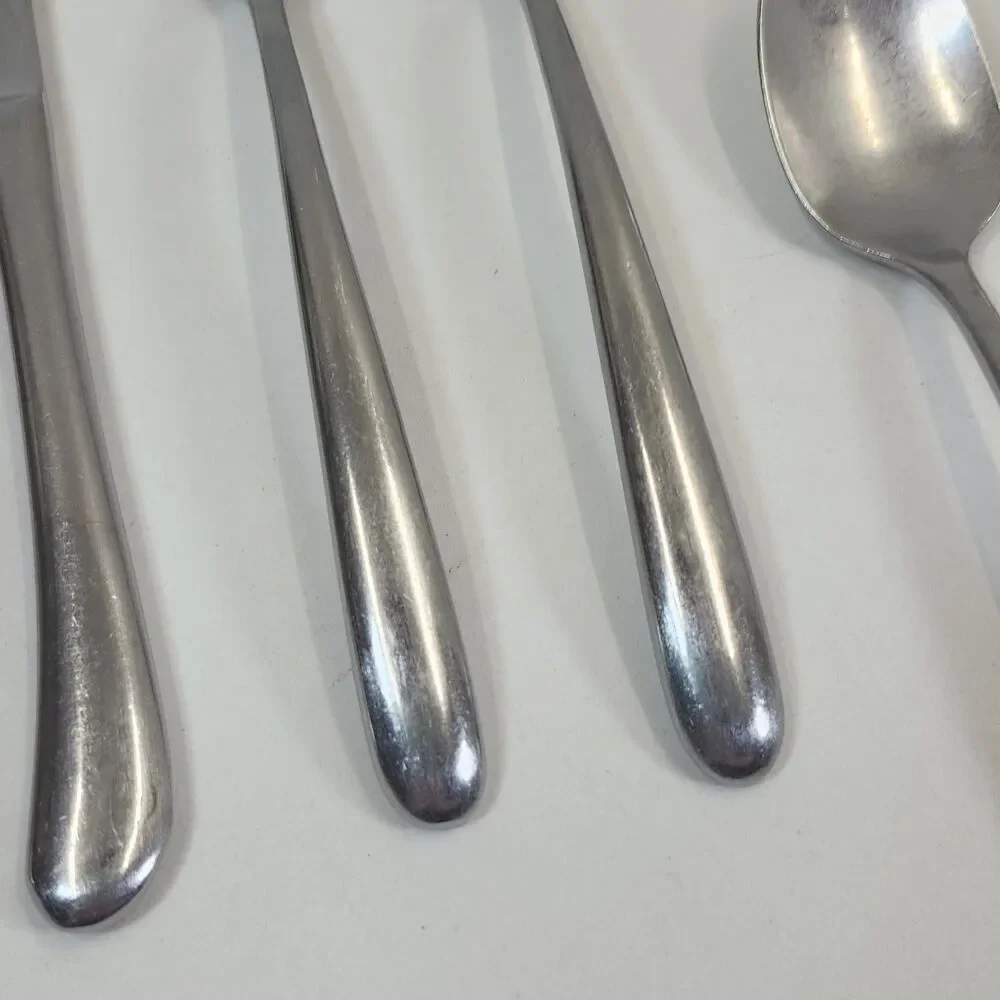 Hampton Silversmiths Slope Stainless Flatware 14 Piece Set 2 Place Settings etc